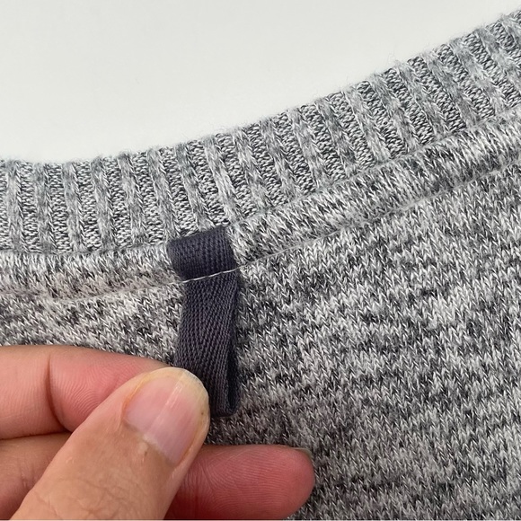 ANTHROPOLOGIE SATURDAY SUNDAY I Hacci Tunic Sweater Gray Extra Small Oversized - Picture 7 of 13